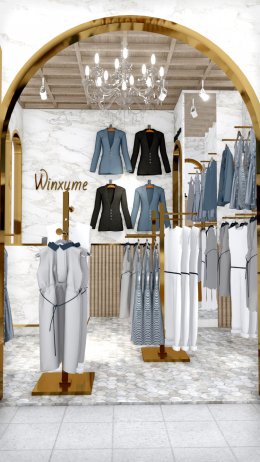 Design, manufacture and installation of stores: Winxyme stores, Fashion Island